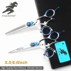 Professional Hairdressing Scissors .0 Inch LZQ Beauty Tooth Hair Scissors Sets
