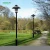 Import Project led street light to lamp-post road lamp with pole from China