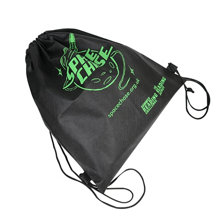 Promotion Sport Bag Non Woven Drawstring Backpack Bag With Logo