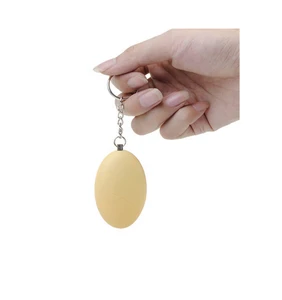 Promotional Gift Anti Wolf Alarm Egg Shaped Security Protect Alert Personal Safety Scream Loud Keychain Alarm For Women Lady