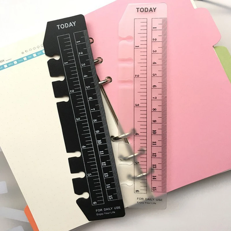 Promotional today bookmark soft plastic ruler black and clear flexible curved ruler