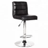 pu bar stool/steel frame structure bar stool chair/modern design height adjustable bar stool