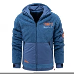 Pure Color Sherpa Jacket Hooded Outdoor Euro Size Men OEM Custom Service Jaqueta Chaqueta Jacket