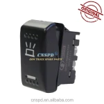 Push Rocker Toggle Switch LED Light Waterproof Car Sales