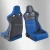 Import PVC carbon look JBR 1061 Black Grey Color sport Racing Seat from China