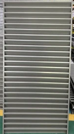 QIANGFENG ALUMINUM outdoor shutters sunshade louver OEM waterproof blind Roller Shutter Window  Louver Windowd