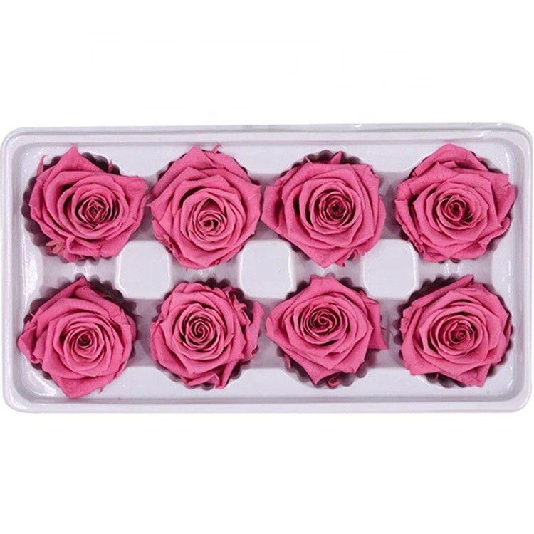 Quality A Grade Immortal Rose Flower 4-5cm Preserved Rose for Diy Gifts