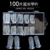Quick Building Nail Mold Paperless Tips Dual Forms Finger Extension Nail Art UV Extend Gel Nail Extension Tool