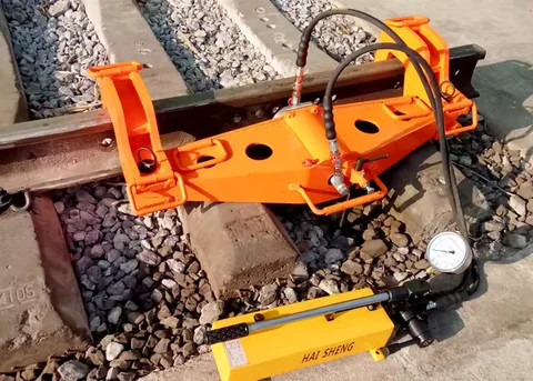 Railroad Screw Jack Rail Bender YZG-550 Hydraulic Rail Bending Machine Horizontal Guide Rail Bender Tool