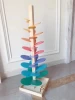Rainbow Music Petals Tree Wooden Ball Track Toy Baby Color Music Cognitive Enlightenment Montessori Educational Toys