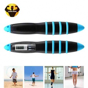 RAMBO For Fitness Blue Cordless Digital Jump Rope Skipping