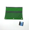Ready to ship 23.5*17.5 cm  Various Color Cheap Polyester Stationery Pencil Case Document File Bag
