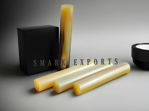 Real Buffalo Ox Horn Rolls For Seal & Stamp High quality natural buffalo horn polished color and buffalo horn roll