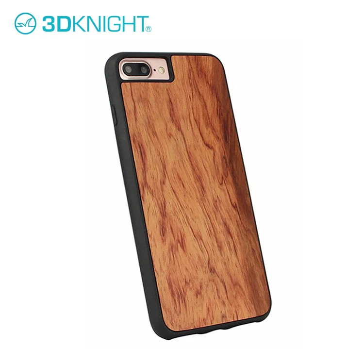Real Natural Case Carving Bamboo Laser Pattern TPU And Pc Shell Wood Cell Phone Cover Case For Iphone 8Plus 8S
