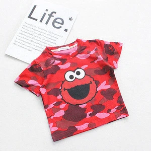 Red colors youth kids baby t shirts