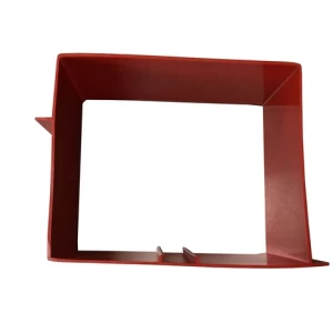 red extruded  square acrylic profile for led light tube