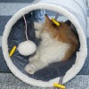 Rena Pet Crinkle Interactive Good Quality Foldable Pet Long Cat Tunnel with Funny Playing Toys