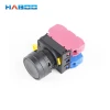 Reset push button switch dia.22mm various color flat head 1NO/1NC push button switch momentary / on-off 10A 600V