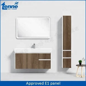 Resin wash basin single large plywood bathroom vanities side cabinet