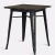 Import restaurant furniture wood rectangle dining table fashion design from China