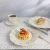 Import Retro restaurant  coffee cups and  saucers set embossed dim sum plate coffee set steam pitcher tea cup and saucer porcelain from China