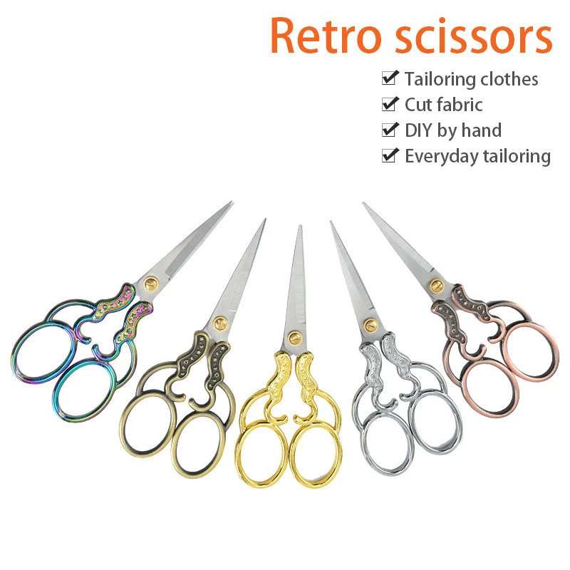 retro scissors creative retro stainless steel crane shaped scissors for tailor sewing