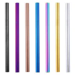 Reusable 12mm Stainless Steel Bubble Straw Drinking Straw Milktea Straw