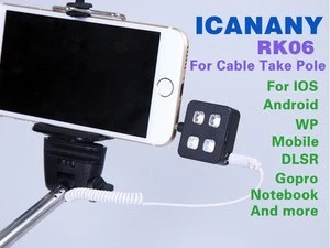 RK06 Universal Night Using Selfie Enhancing 5700K 4 LED Flash Light for iPhone & Android Smartphones & Tablets & Digital Camera