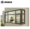 Rongo factory price round brown color aluminum windows guangzhou