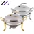 Import Round buffet stand food chaffers stainless steels kitchen equipement other hotel alcohol chafing stove stainless food warmer from China