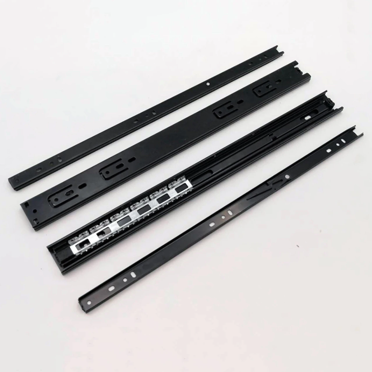 RTS Product: GERISS 45MM - 16 Inch Full Extension Ball Bearing Slide, Telescopic Channel Drawer Slide ,1 Box= (10 SETS)
