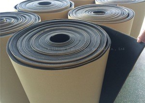 Rubber foam roll building acoustic panels wall insulation soundproofing