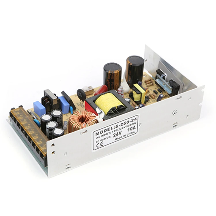 S-240-24 24V 10A 240W DC Power Supply 24V Transformer Power Adapter 2 Wires Output