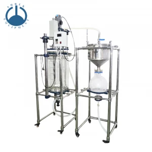 S212-50L double-layer glass reactor/device stirred reactor high borosilicate reactor