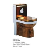 Sanitary ware bathroom set golden color ceramic dragon toilet bowl seat gold wc toilet