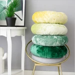 Scandinavian Inside Wind Small Fresh Pumpkin Ice Flower Office Round Pillow Cover
