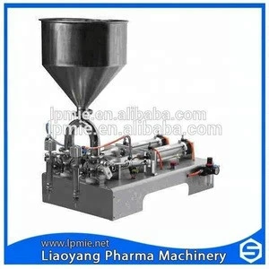 semi-auto double head liquid/paste filling machine,piston penumatic liquid filling machine