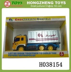 Shantou friction truck container toys,kids toys friction vehicle, wholesale friction cars H038154