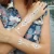 Import Shimmer Gold and Silver Temporary Tattoos for women and girls body art stickers from China