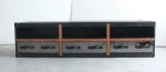 shiny plating black color stainless steel vintage style TV stand
