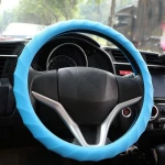 Silicone Snake Pattern Massaging Grip Steering Wheel Cover Fit for Most Car, Truck, SUV, or Van