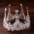 Import Silver Wedding Hair Accessories Crystal Tiaras Pearl Handmade Bridal Round Crowns from China