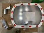size 410*610mm outdoor wide angle mirror espejos concavos Dopravni zrcadlo