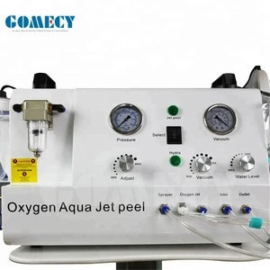 Skin rejuvenation water Jet peel water portable oxygen therapy facial machine