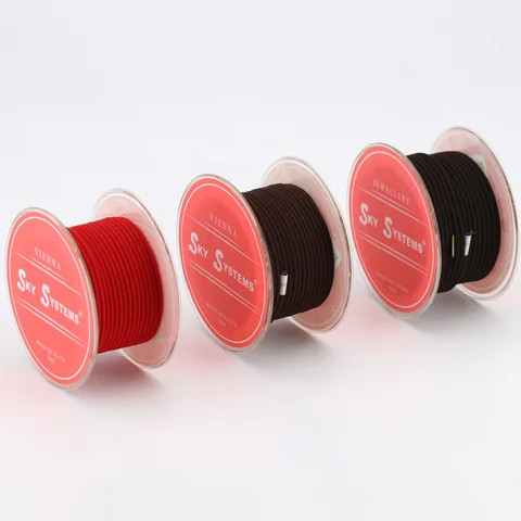 SKY ML221S 2.5~4mm Jewelry Cord Polyester Cord Jewelry Accessories Red Bracelet Necklace Material