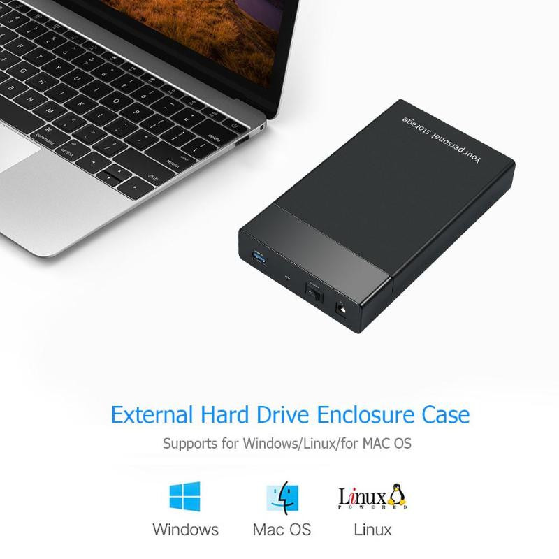 Buy Slim 3.5" Usb 3.0 Hard Disk Enclosure Sata External Case External ...