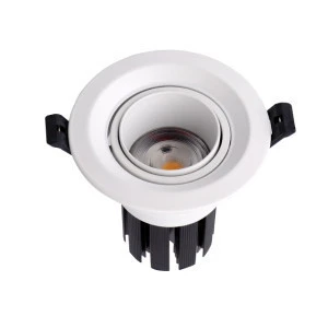 smart round dimmable led downlight high lumen 10W 36V downlight for commercial indoor use