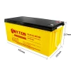 solar gel battery 12v 200ah lead acid battery with long life