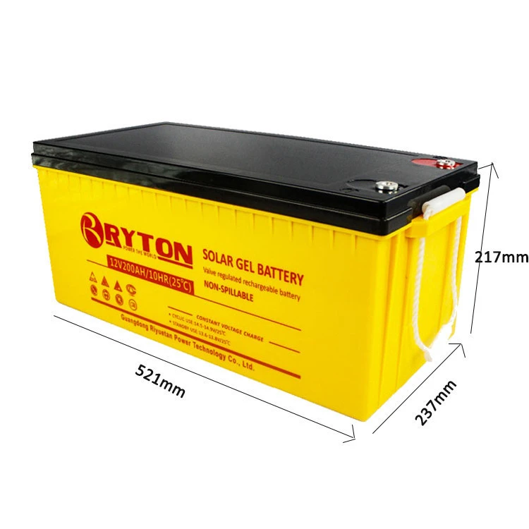 Buy Solar Gel Battery 12v 200ah Lead Acid Battery With Long Life