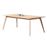 Solid Oak Dining Table 180x90cm Made In Vietnam Factory Price